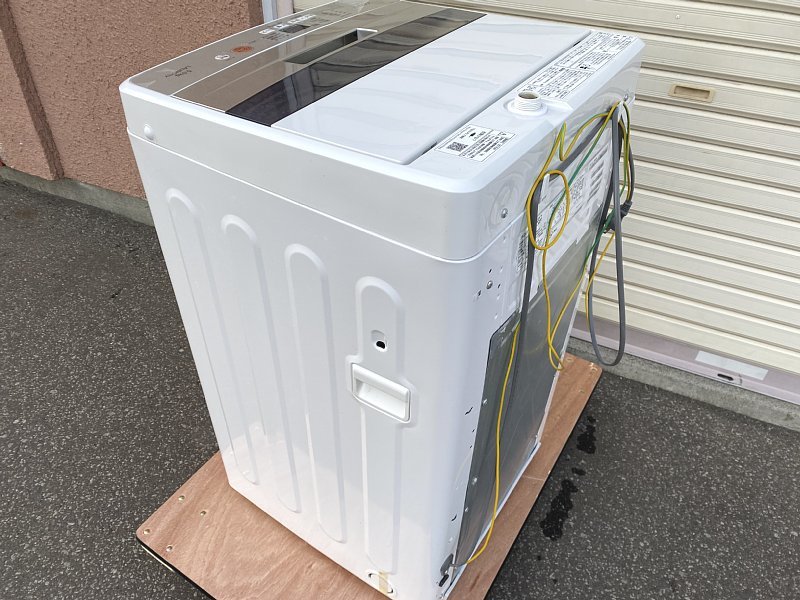 札幌限定■AQUA 5㎏ 洗濯機 AQW-BK50F 全自動電気洗濯機 アクア/風乾燥/ステンレス槽/2018年製_画像5
