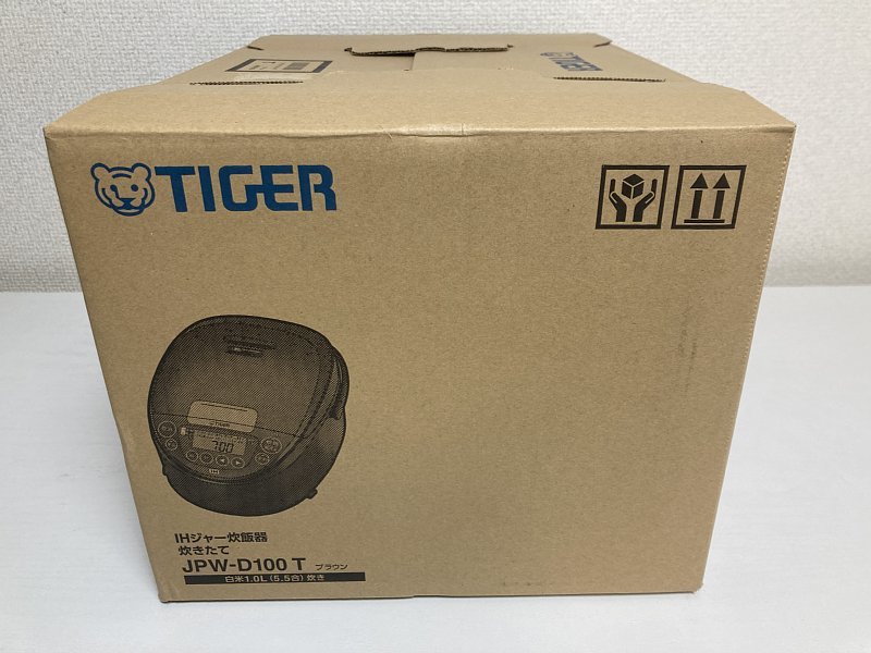 送料込み ■ 未使用 炊飯器 タイガー魔法瓶 (TIGER) 5.5合 IH式 炊きたて 遠赤黒厚釜 お手入れ簡単 ブラウン JPW-D100T_画像6