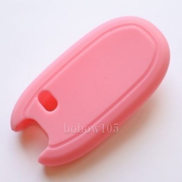 スズキ（日産・マツダ）2ボタン　スマートキー用シリコンキーカバー キーケースS02ハスラーラパン ピンク（桃色）_画像2
