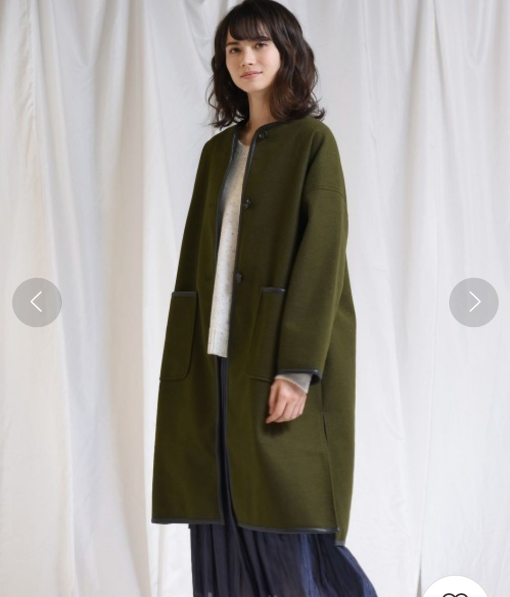 MADISONBLUE(マディソンブルー) PIPING NOCOLLAR COAT MADISONBLUE(マディソンブルー) PIPING NOCOLLAR COAT