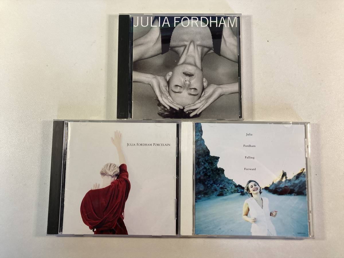 W8008 ジュリア・フォーダム 国内盤 3枚セット｜Julia Fordham Porcelain Falling Forward ときめきの光の中で 微笑にふれて 明日を夢見て_画像1