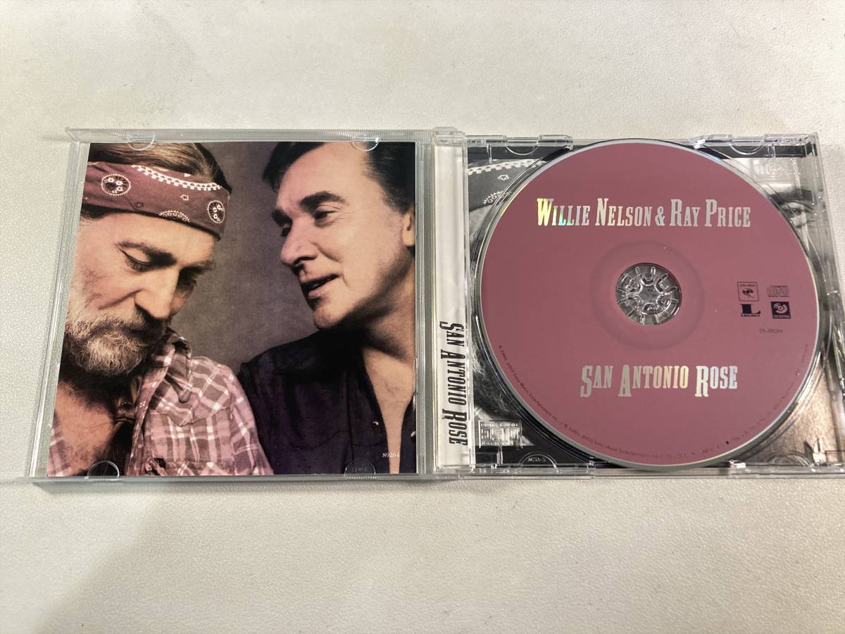 【1】M7238◆Willie Nelson & Ray Price／San Antonio Rose◆ウィリー・ネルソン＆レイ・プライス◆輸入盤◆_画像3