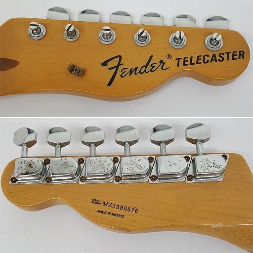【ジャンク】【中古】Fender Mexico フェンダー メキシコ テレキャスター シンライン ネック ボディ のみ【大型140サイズ】【福山店】_画像3