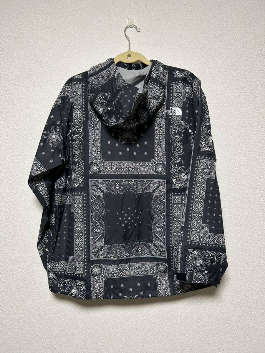 THE NORTH FACE NOVELTY DOT SHOT JACKET_ノベルティドットショットジャケット　L バンダナ　黒　未使用　_画像2