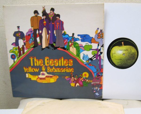 ## The Beatles Yellow Submarine # UK LP '73 Apple Records PCS 7070 # コーティング・ジャケ_画像1