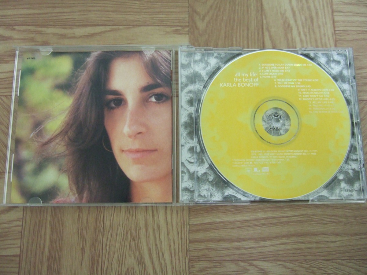 【CD】カーラ・ボノフ KARLA BONOFF / ALL MY LIFE THE BEST OF KARLA BONOFF 米盤