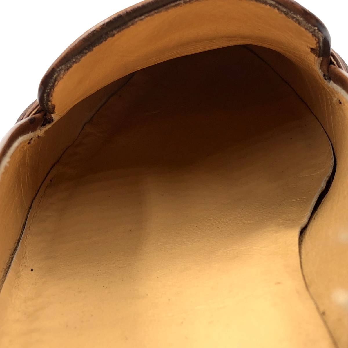 即決 SALVATORE FERRAGAMO フェラガモ 26m 8EEE メンズ レザーシューズ ビットローファー 茶 ブラウン 革靴 皮靴 ビジネスシューズ_画像9