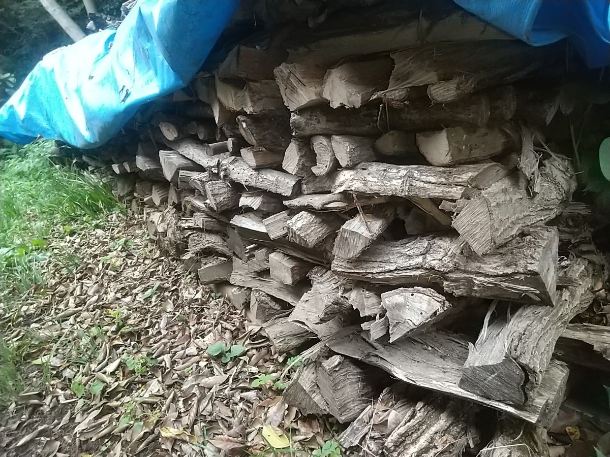 広葉樹の薪(2年乾燥 引き取り限定)