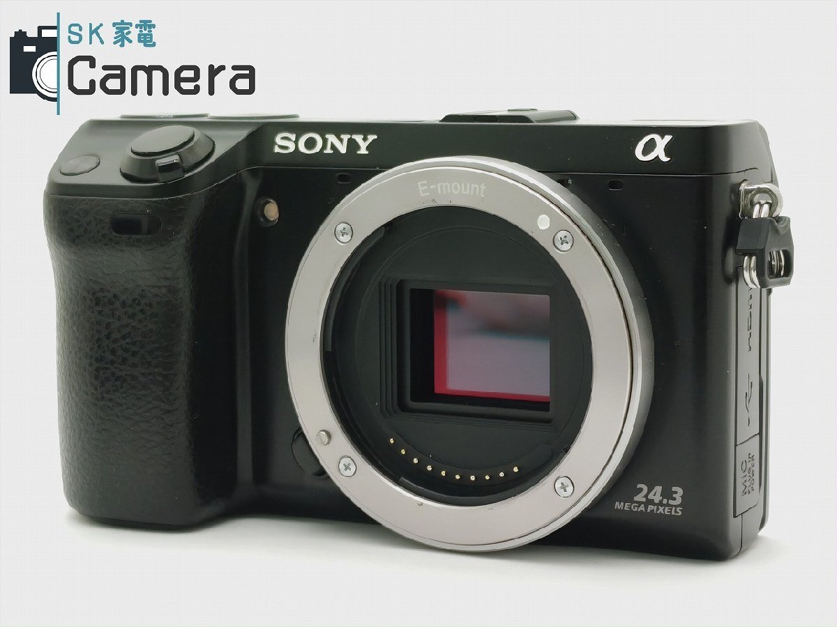 SONY NEX-7 ボディ 電池 充電器 ストラップ 付 ブラック ソニー_画像2