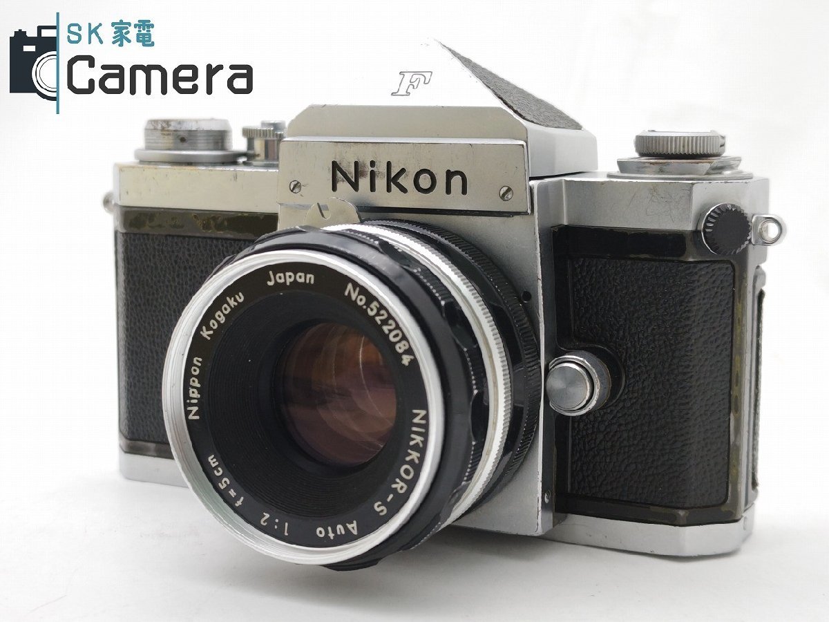 Nikon F 640 アイレベル + NIKKOR-S Auto 5cm F2 非Ai チックマーク 9枚絞り ロクヨンマル F 640F 640万_画像2