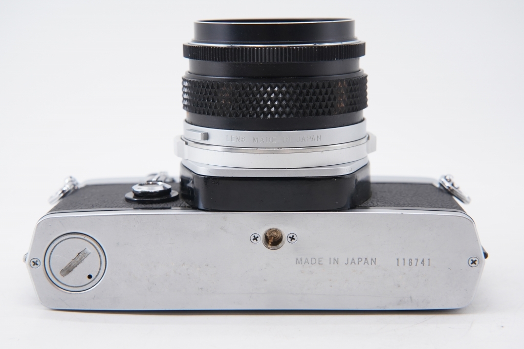 【 訳あり品 】 オリンパス M-1 希少 腐食無し OLYMPUS ZUIKO f2.8 35mm　 レンズ、ボディセット #115_画像4