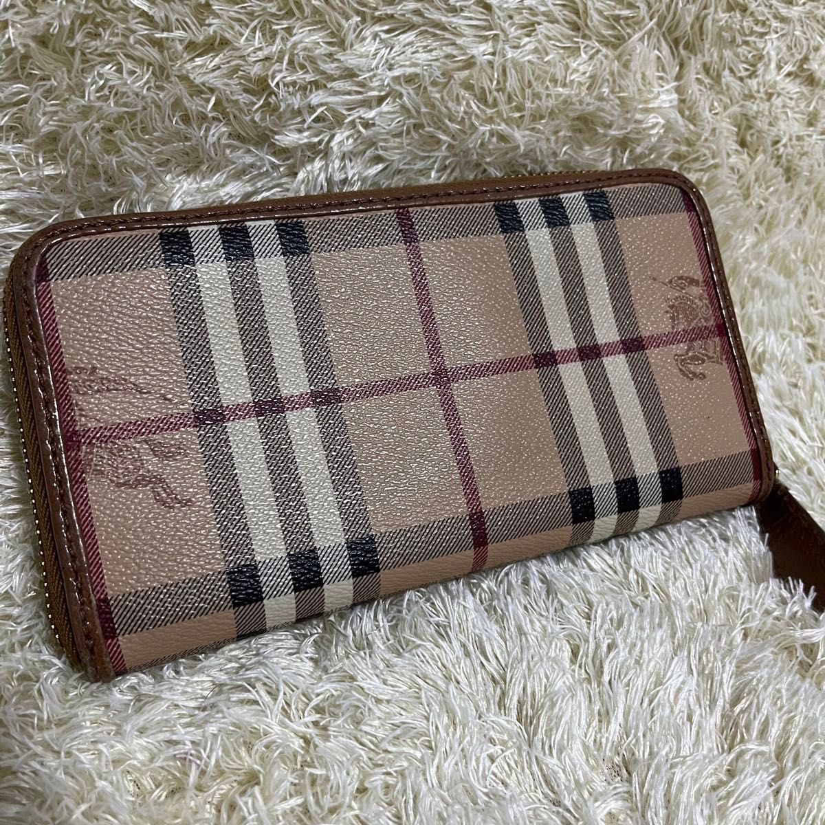 BURBERRY バーバリー 長財布 ラウンドファスナー　シャドーホース　ウォレット