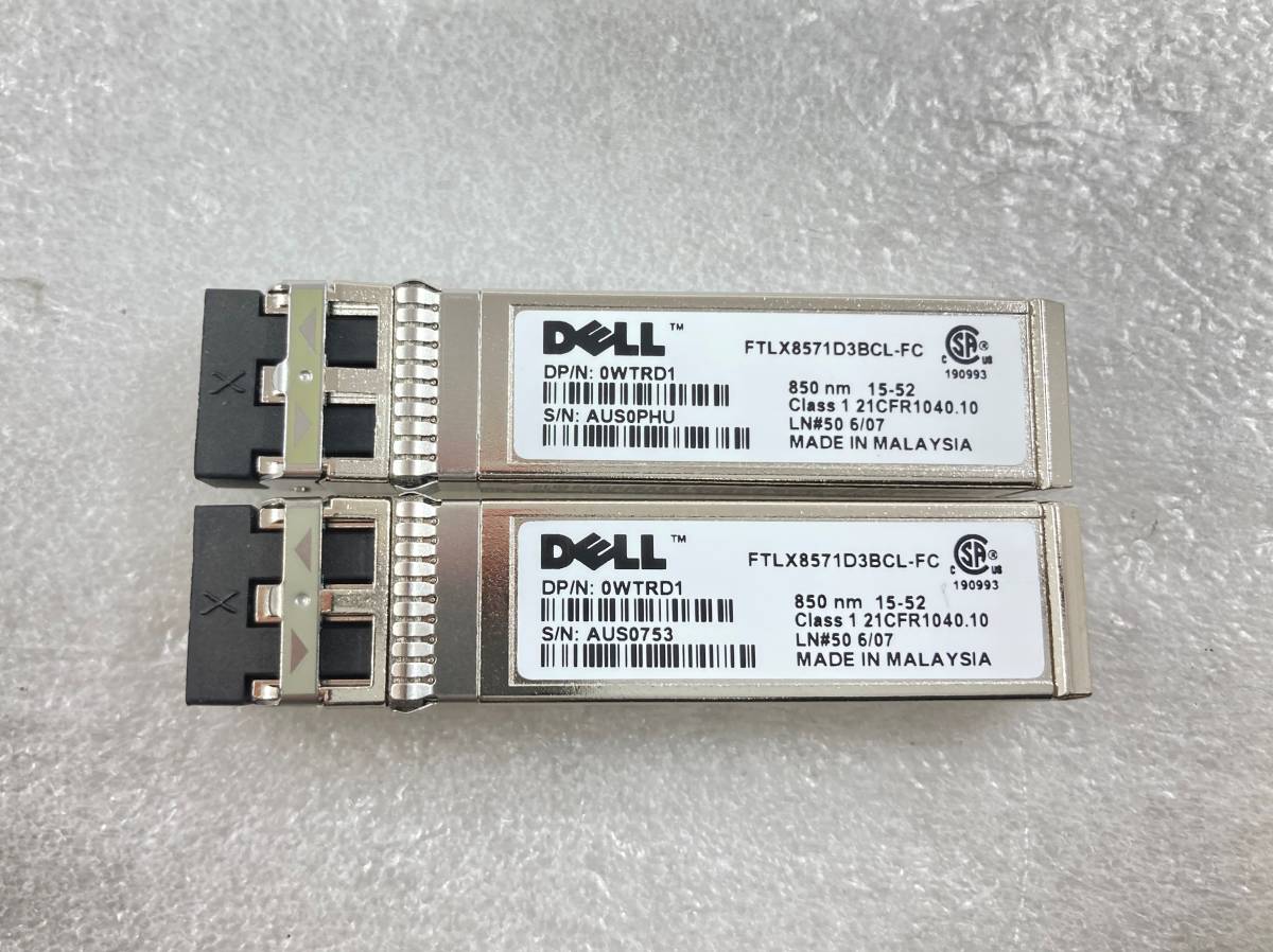  several arrival *DELL FTLX8571D3BCL-FC WTRD1 2 piece set * operation goods 