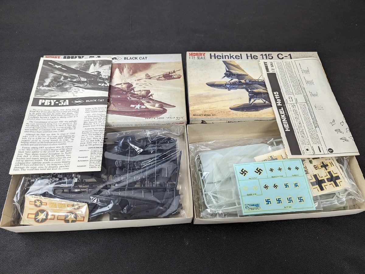 ○M483/【未組立】 ツクダホビー/まとめ売り/計6点セット/1/72/ハインケル He115 C-1/PBY-5A カタリナ/ドルニエ Do335 A-6/他/1円～_画像5