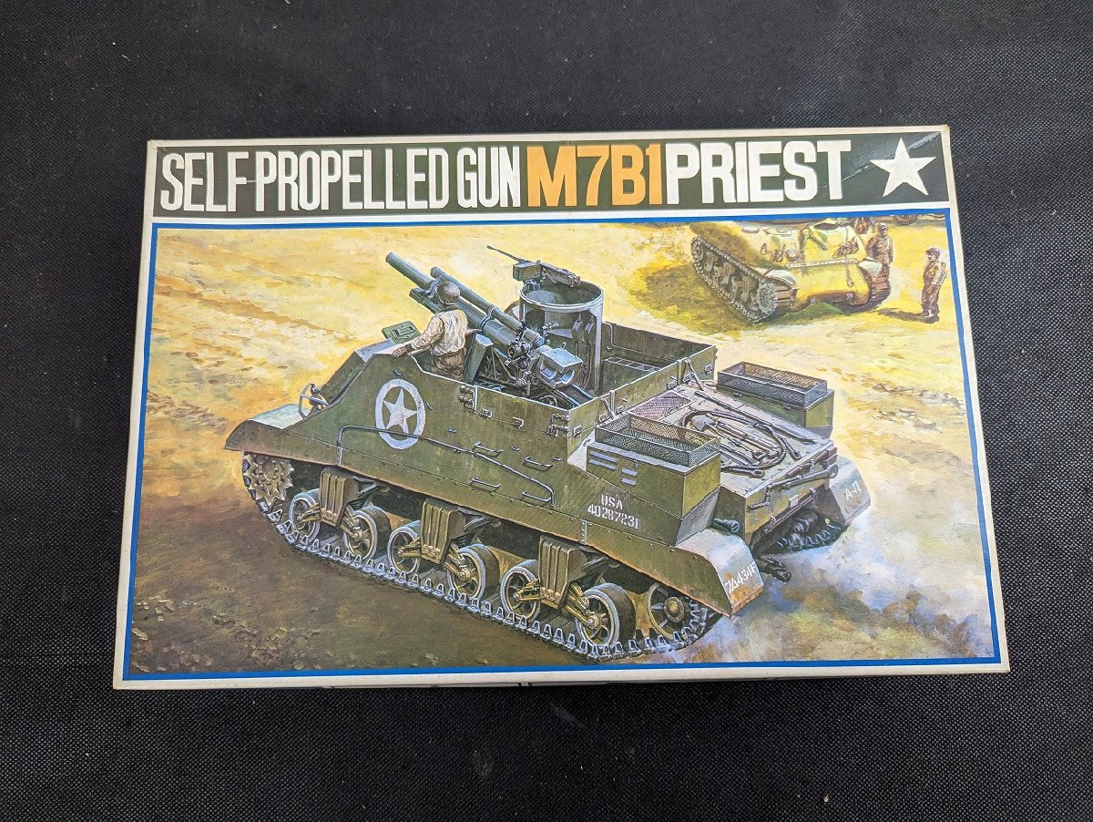 ○M518/【未組立】 TOMY トミー/ITALERI イタレリ/アメリカ陸軍自走砲/M7B1 プリースト/1/35/F.V.SERIES NO.24/1円～_画像1