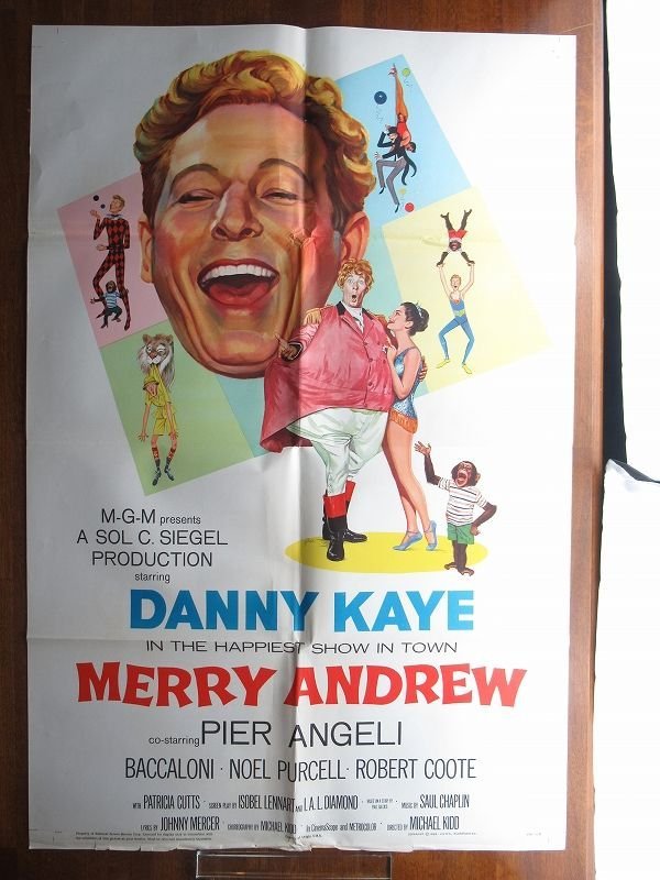 OF939/US版1sh 映画ポスター【Merry Andrew】(メリー・アンドリュー) 監督マイケル・キッド/ORG 58/108_画像1