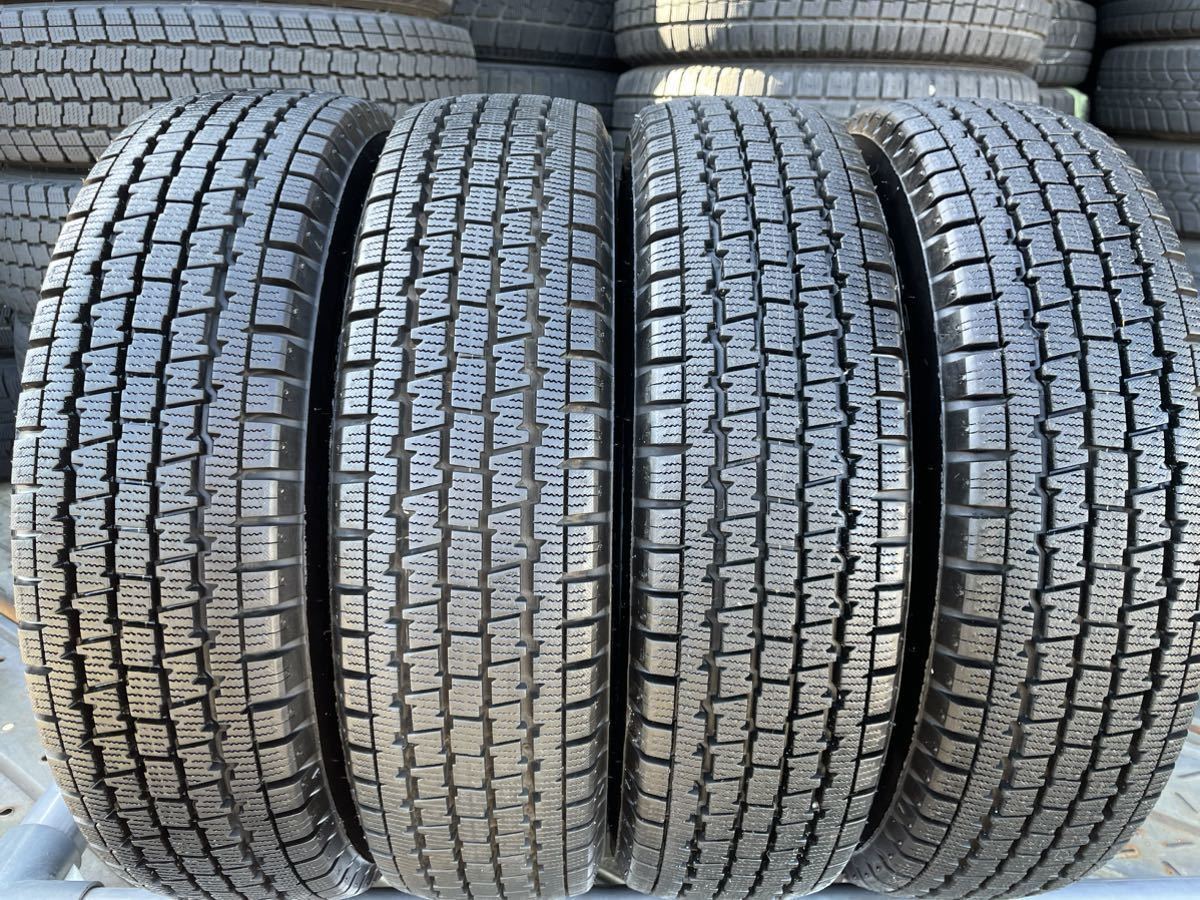 F-234　９分山♪145/80R12　80/78N LT　ブリヂストン　W300　スタッドレス★2022年製　４本★検品済　直接手渡し、タイヤ交換可能！！_画像1