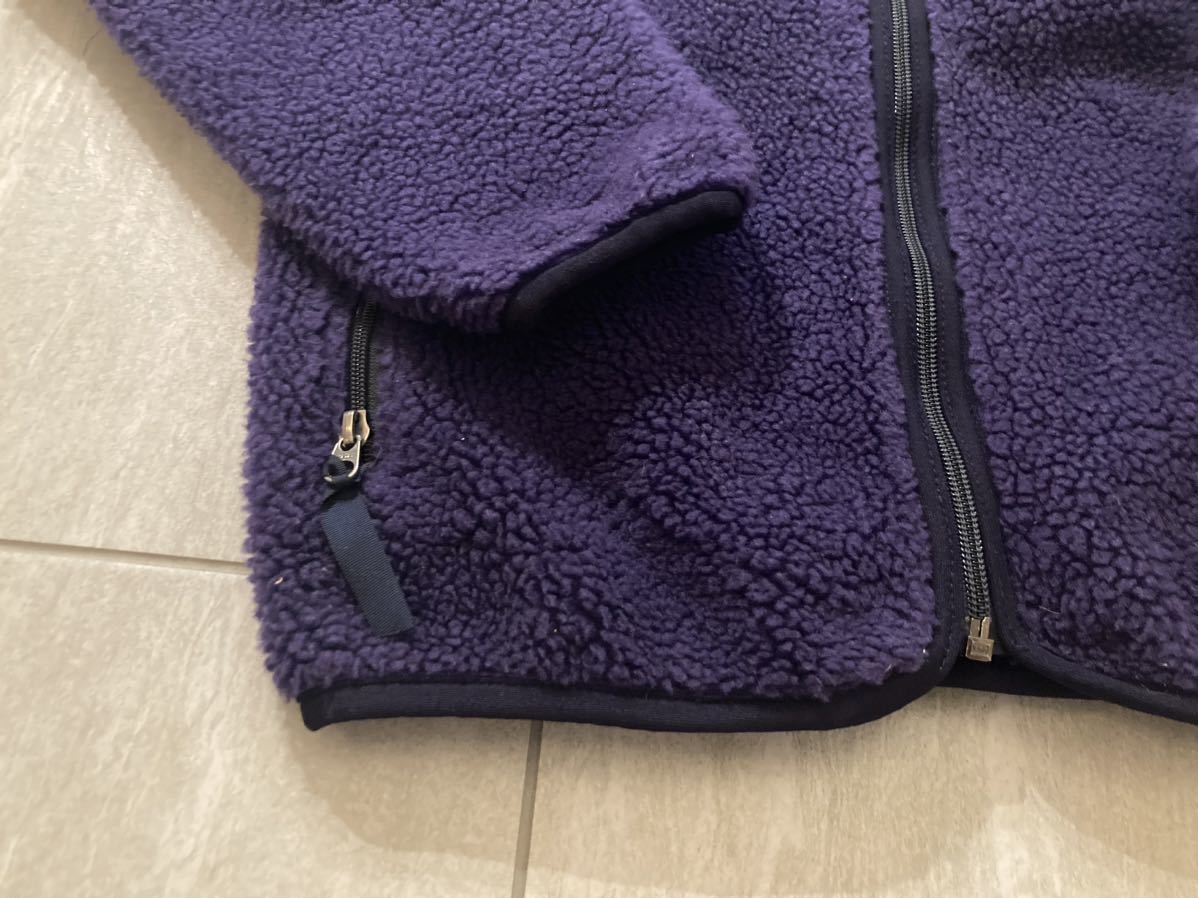 F0 DEADSTOCK patagonia BABY RETRO CARDIGAN eggplant 1990年製 F0 DEADSTOCK patagonia BABY RETRO CARDIGAN eggplant 1990年製