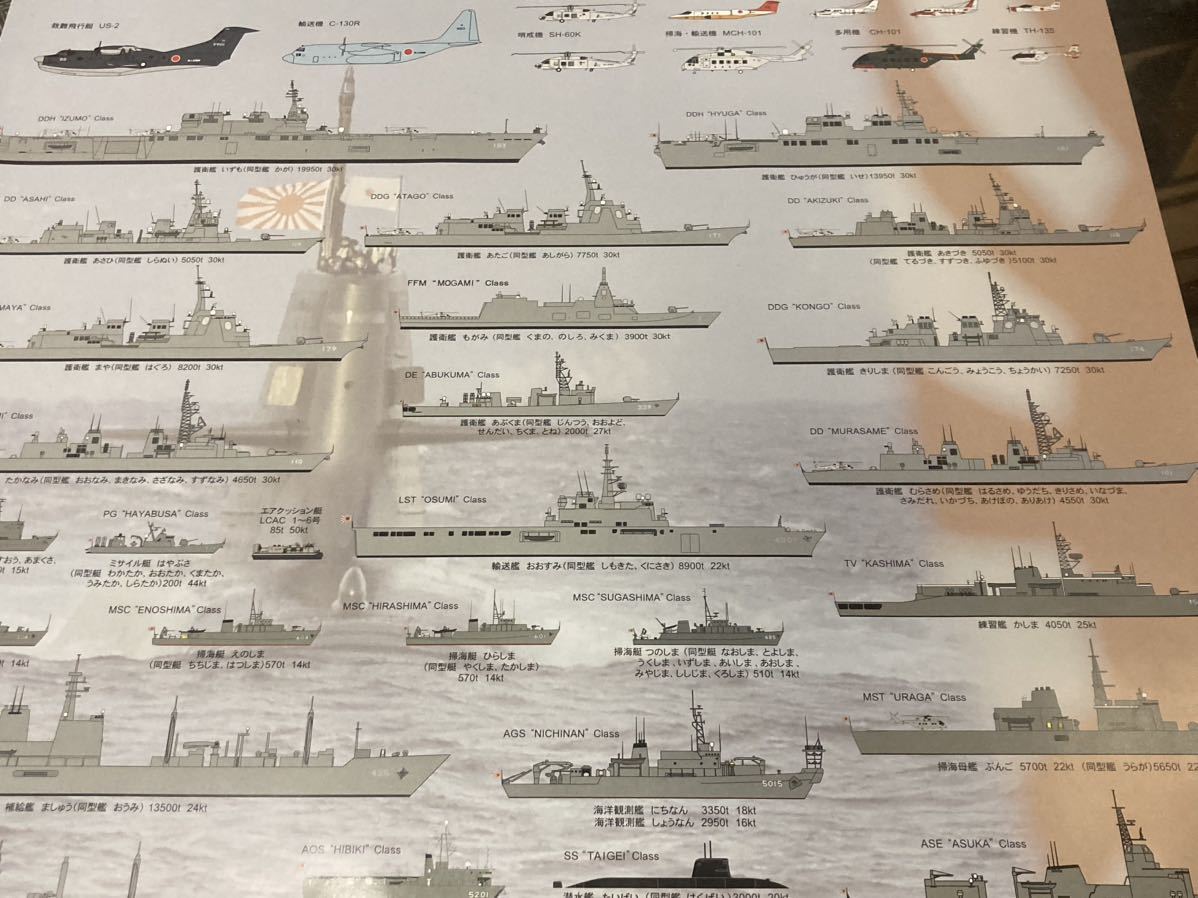 【新品】2024年　海上自衛隊カレンダー　壁紙ポスターサイズ1枚_画像7