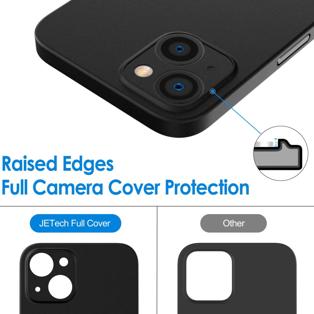 【注目商品】(ブラック) ワイヤレス充電対応 PPハードミニマリストケース マット質感 軽量 保護カバー カメラレンズ 6.1イン_画像3