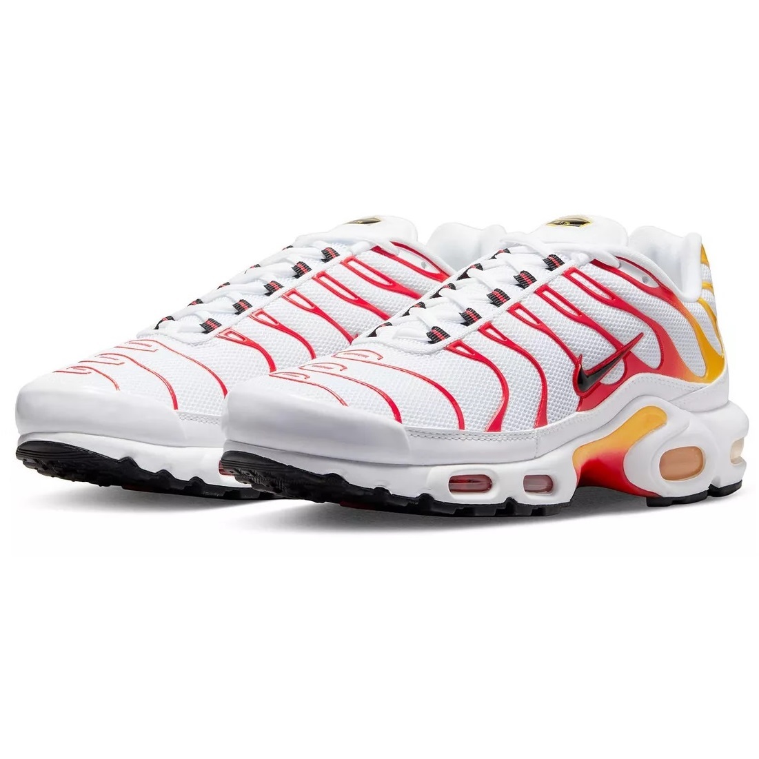 ☆NIKE AIR MAX PLUS 白/赤/黄/黒 26.5cm ナイキ エア マックス プラス 604133-132_画像1