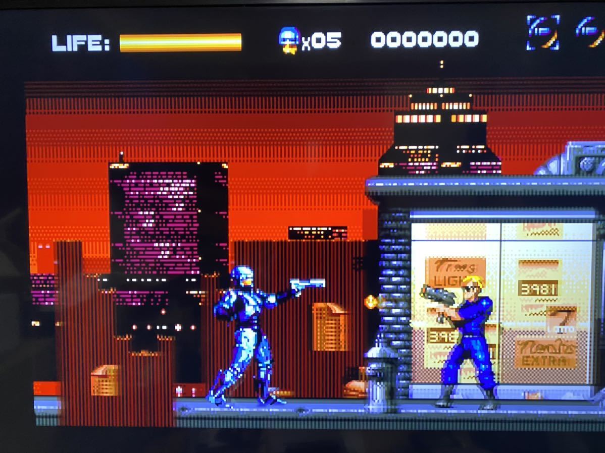 Genesis Robocop VS Terminator [海外版 ロボコップ VS ターミネーター] 箱説なし カセットのみ 検 : ジェネシス メガドライブ MD 北米版_画像3