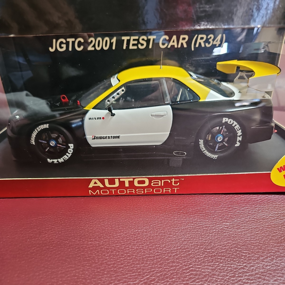 AUTOart 1/18 JGTC 2001 TEST CAR（R34）美品R34スカイラインGT-R