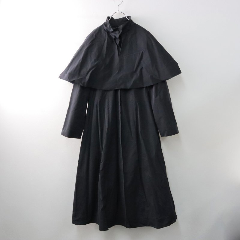 美品 シビラ Sybilla ケープデザインスタンドカラーコート M 美品 シビラ Sybilla ケープデザインスタンドカラーコート M