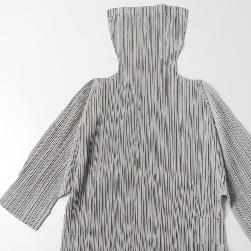 プリーツプリーズ イッセイミヤケ PLEATS PLEASE ISSEY MIYAKE プリーツタートルネック カットソー 3/グレー【2400013643672】_画像3