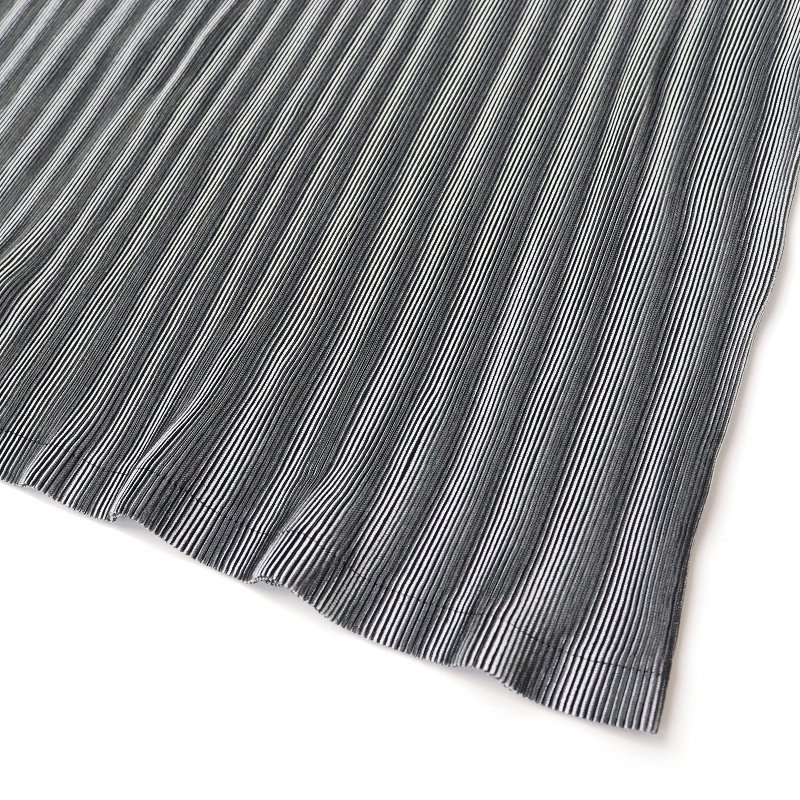 プリーツプリーズ イッセイミヤケ PLEATS PLEASE ISSEY MIYAKE プリーツ ストライプ ブラウス 3/ブラック系【2400013643849】_画像7