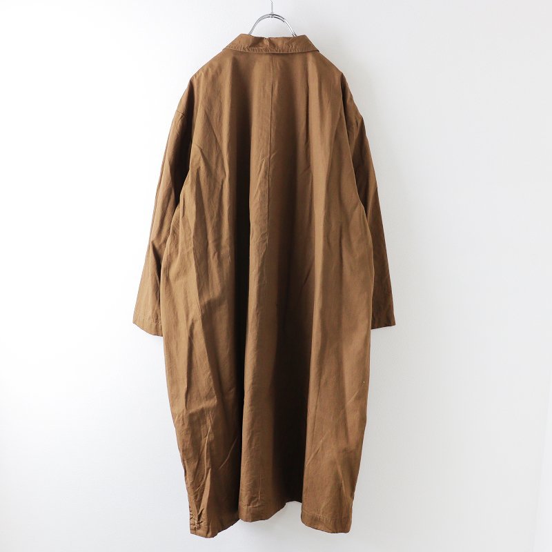 labo Ray to Lee Laboratory cotton turn-down collar coat F/ Brown long wide [2400013674423]
