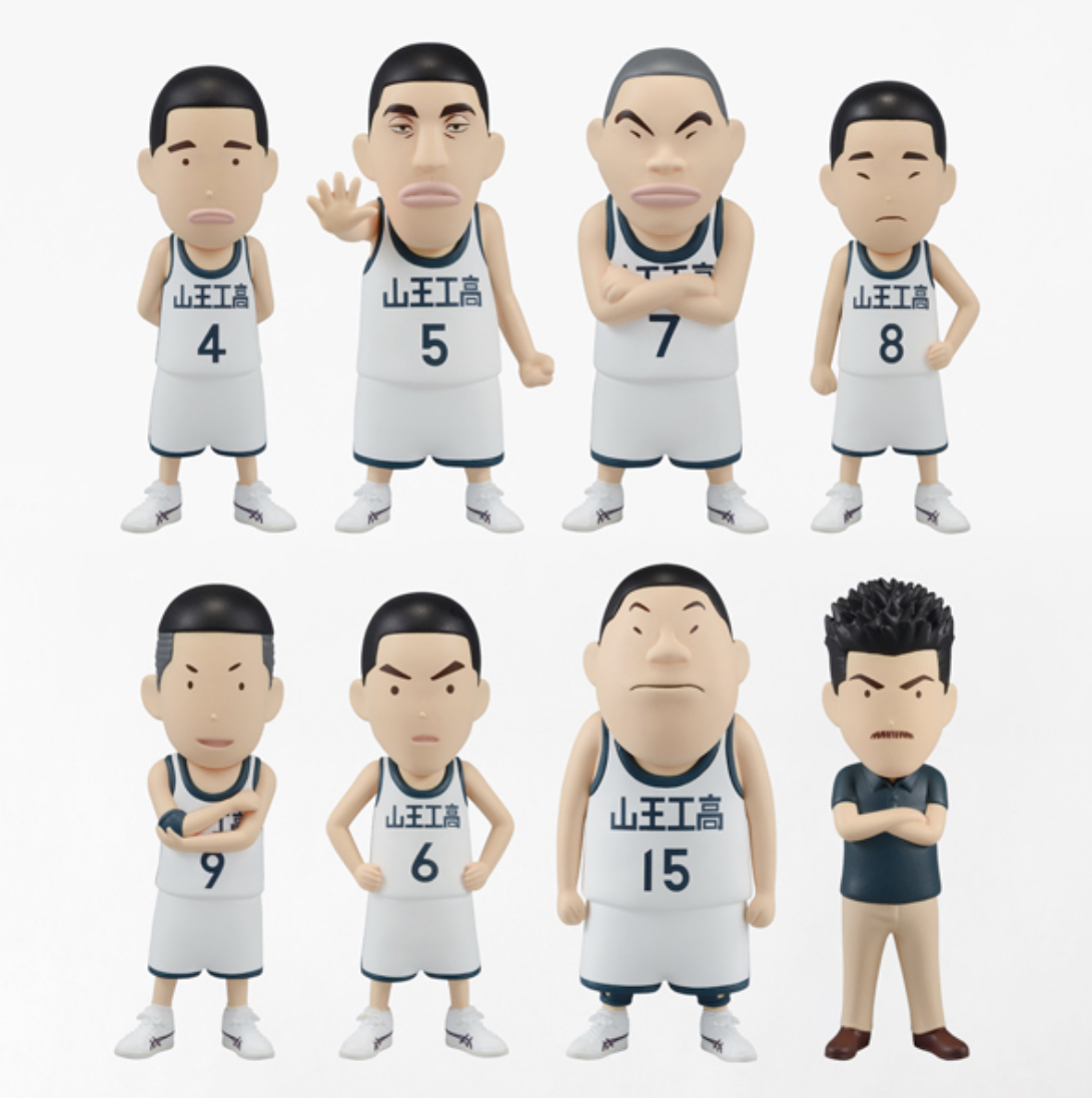 新品未開封 国内正規品 スラムダンク SLAM DUNK FIGURE COLLECTION フィギュア 湘北セット 山王セット スコアボード型万年カレンダー 3点_画像4