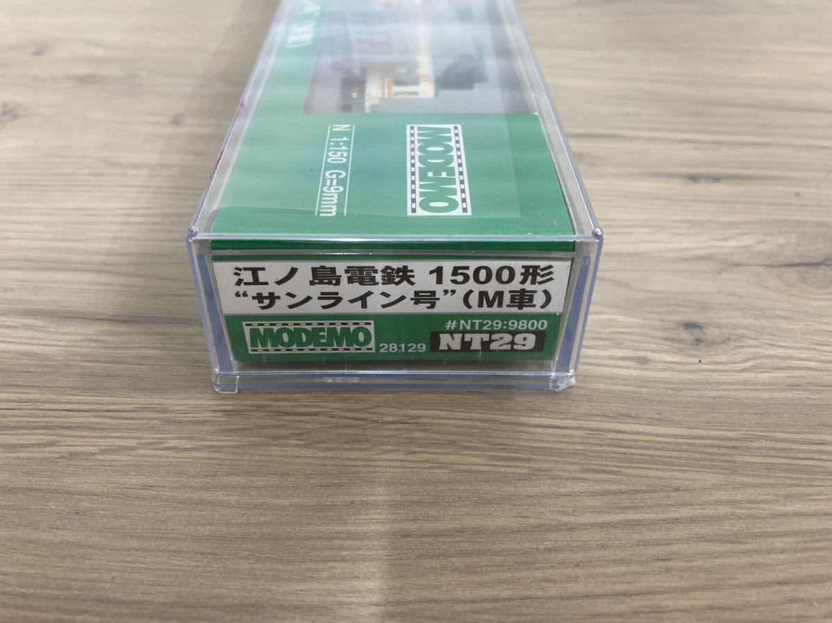 【中古】モデモ江ノ島電鉄1500形/サンライズ号/レールセット/ローカル型プラットホーム/秩父鉄道SL C58くんでGO! /ジャンク品_画像6