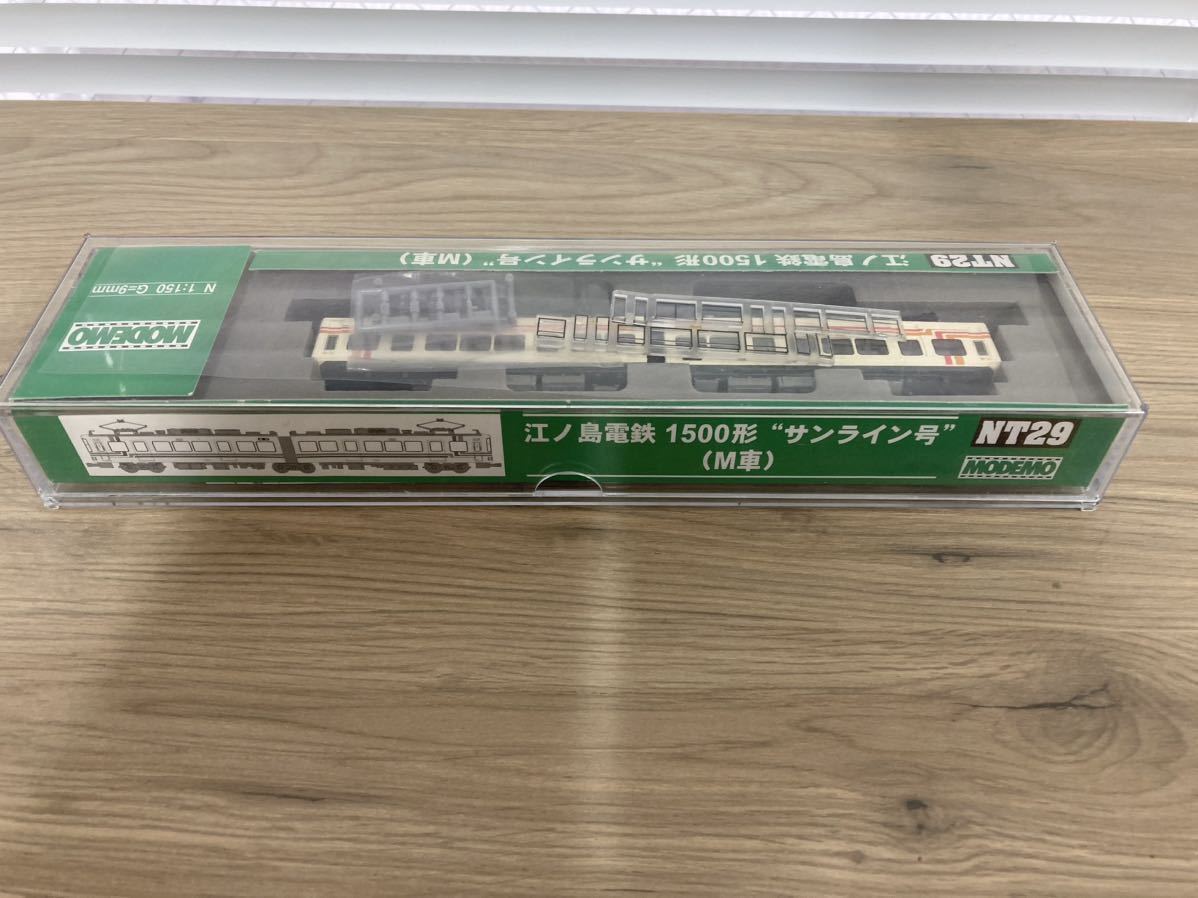 【中古】モデモ江ノ島電鉄1500形/サンライズ号/レールセット/ローカル型プラットホーム/秩父鉄道SL C58くんでGO! /ジャンク品_画像7