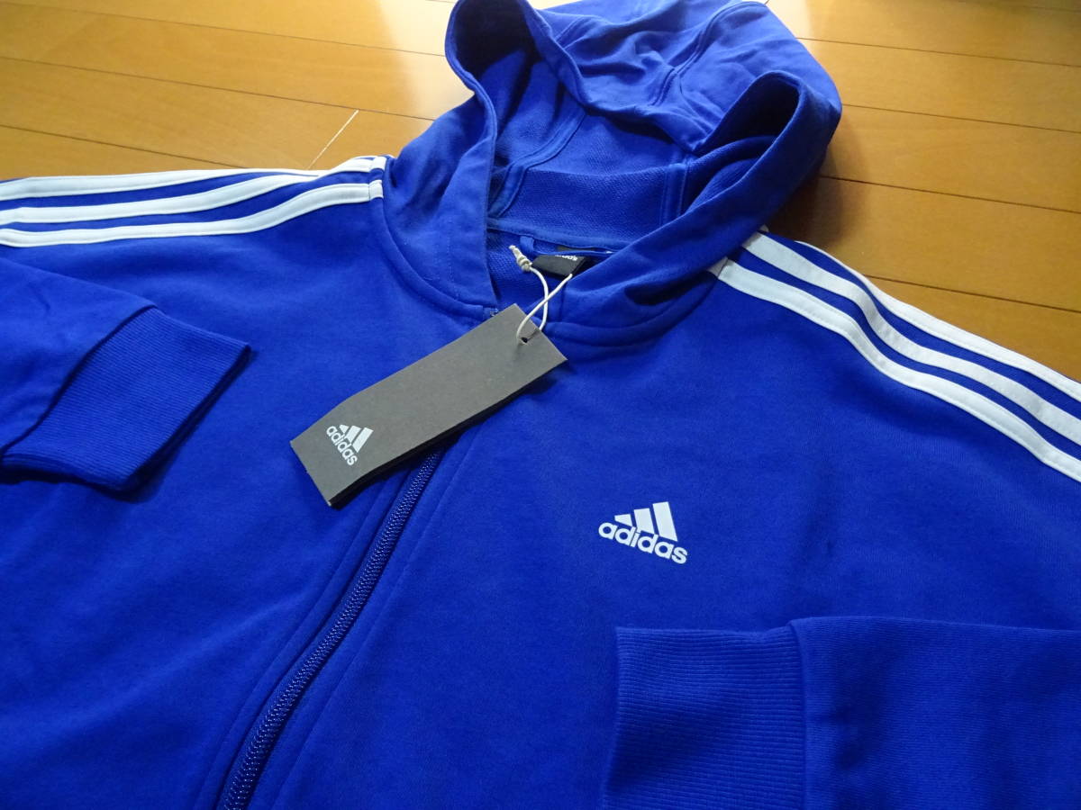 新品★8,789円★ADIDASアディダスジャージ上下セット青紺160cm_画像6