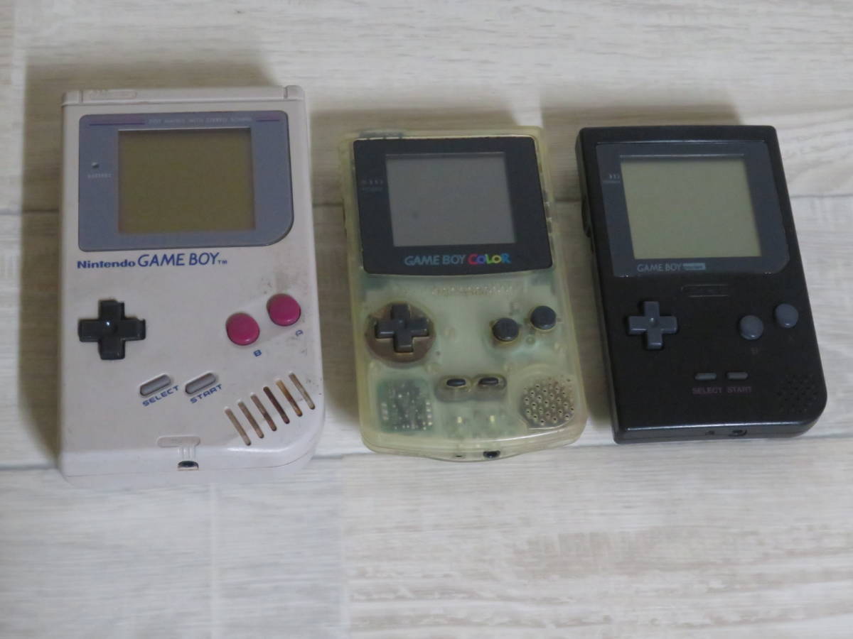 任天堂 ゲームボーイ GAME BOY MGB-001×1台 / DMG-01×1台 / CGB-001×1台 計3台 まとめ売り _画像1