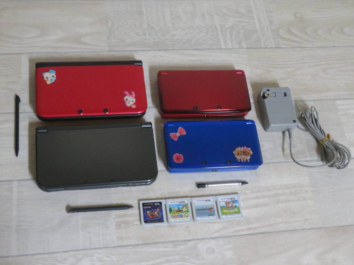 Newニンテンドー3DSLL 本体 任天堂 RED-001×1台 / 3DS LL SPR-001×1台 