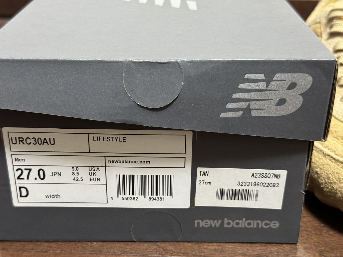 AURALEE New Balance RC30 Tan 27.0cm URC30AU 新品同様_画像5