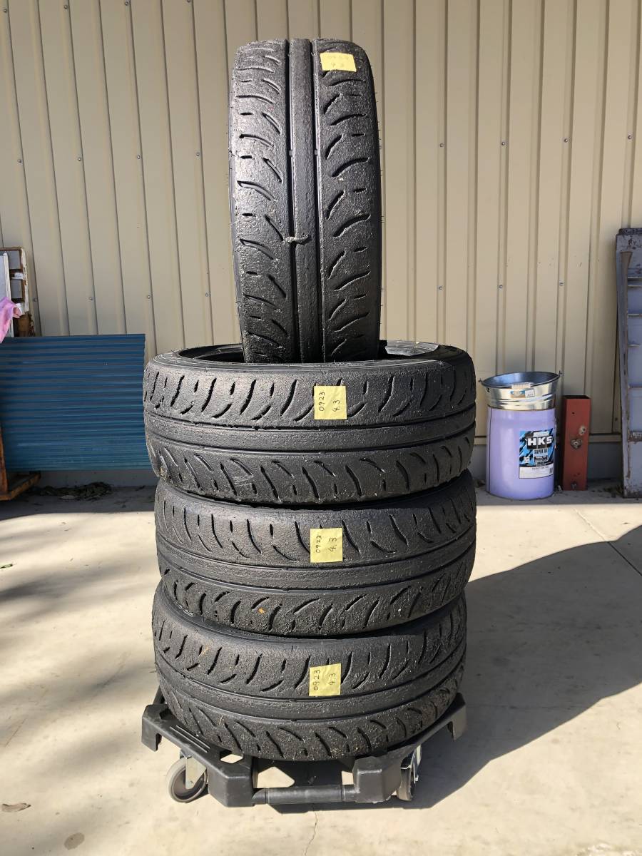 2023年09週製 ダンロップ ディレッツァ Z３Cup　 DUNLOP DIREZZA ZⅢ Cup　 215/45R17 4本 USED9分山程度⑲　即決送料無料　_画像1