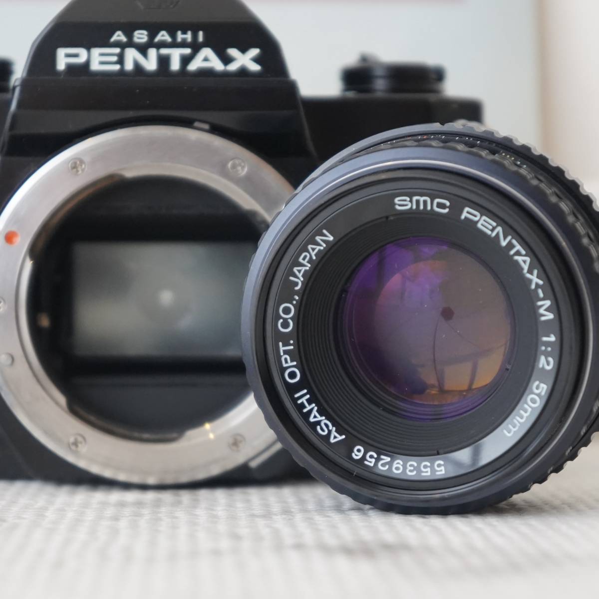 露出計動作 PENTAX K2 + SMC M 50mm F2 ペンタックス_画像6