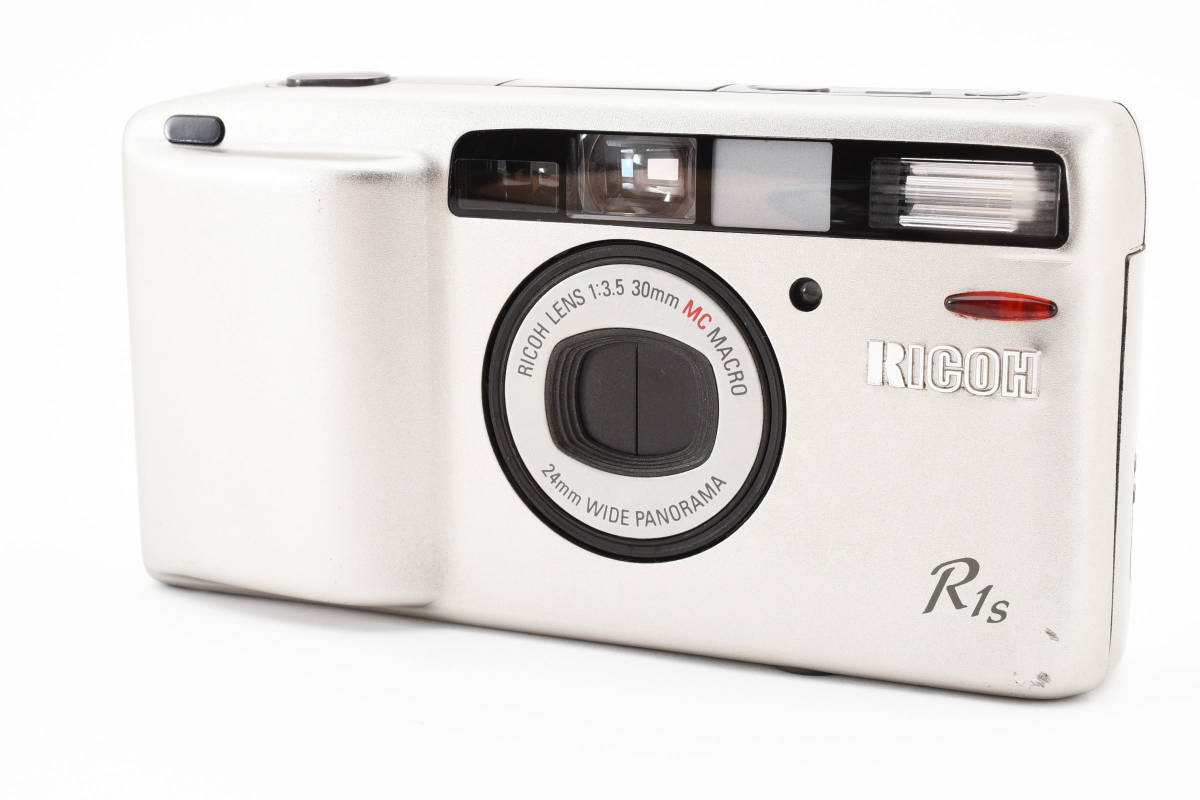2897 【良品】 Ricoh R1s Silver Point & Shoot 35mm Film Camera リコー コンパクトフィルムカメラ 1201