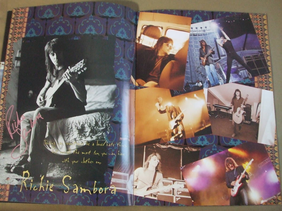 Bon Jovi ボン・ジョヴィ 1996年コンサートツアーパンフレット「these days」の画像7