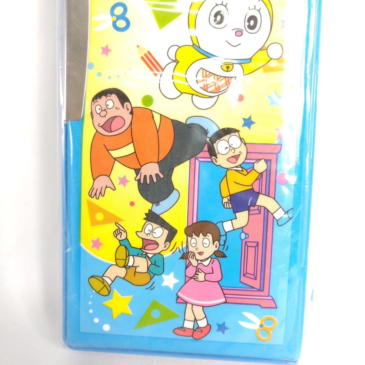 ☆希少・新品未開封☆ドラえもん 筆入れ えんぴつけずりつき 両面開きタイプ DORAEMON ショウワノート MADE IN JAPAN 藤子プロ 小学館_画像4