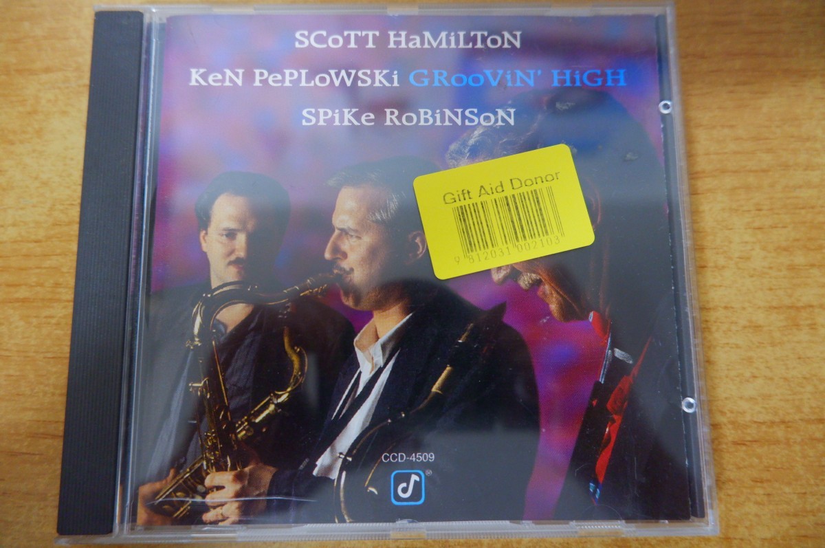 CDk-2405 Scott Hamilton Ken Peplowski Spike Robinson / Groovin' High_画像1