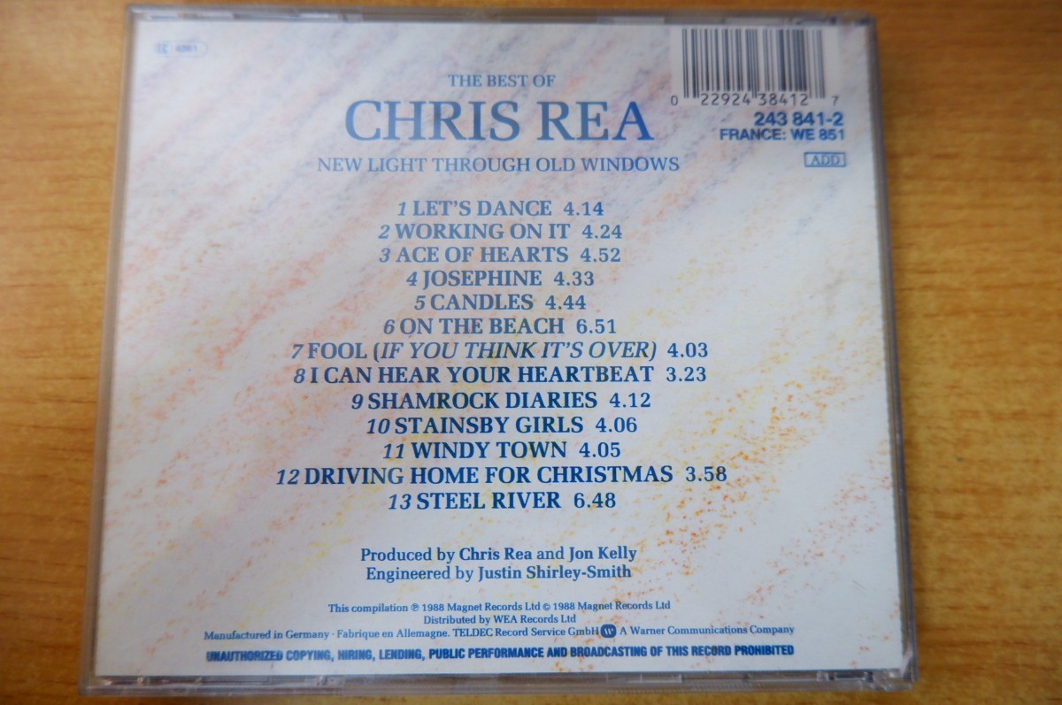 CDk-2692 Chris Rea / New Light Through Old Windows (The Best Of Chris Rea)_画像2