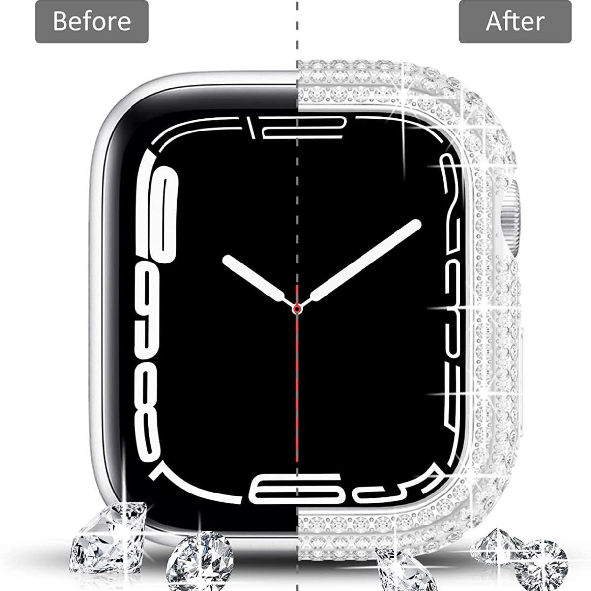  Apple watch cover 45 AppleWatch Kirakira case 7 41 Apple watch cover 45 AppleWatch case whole surface protection case 7 41