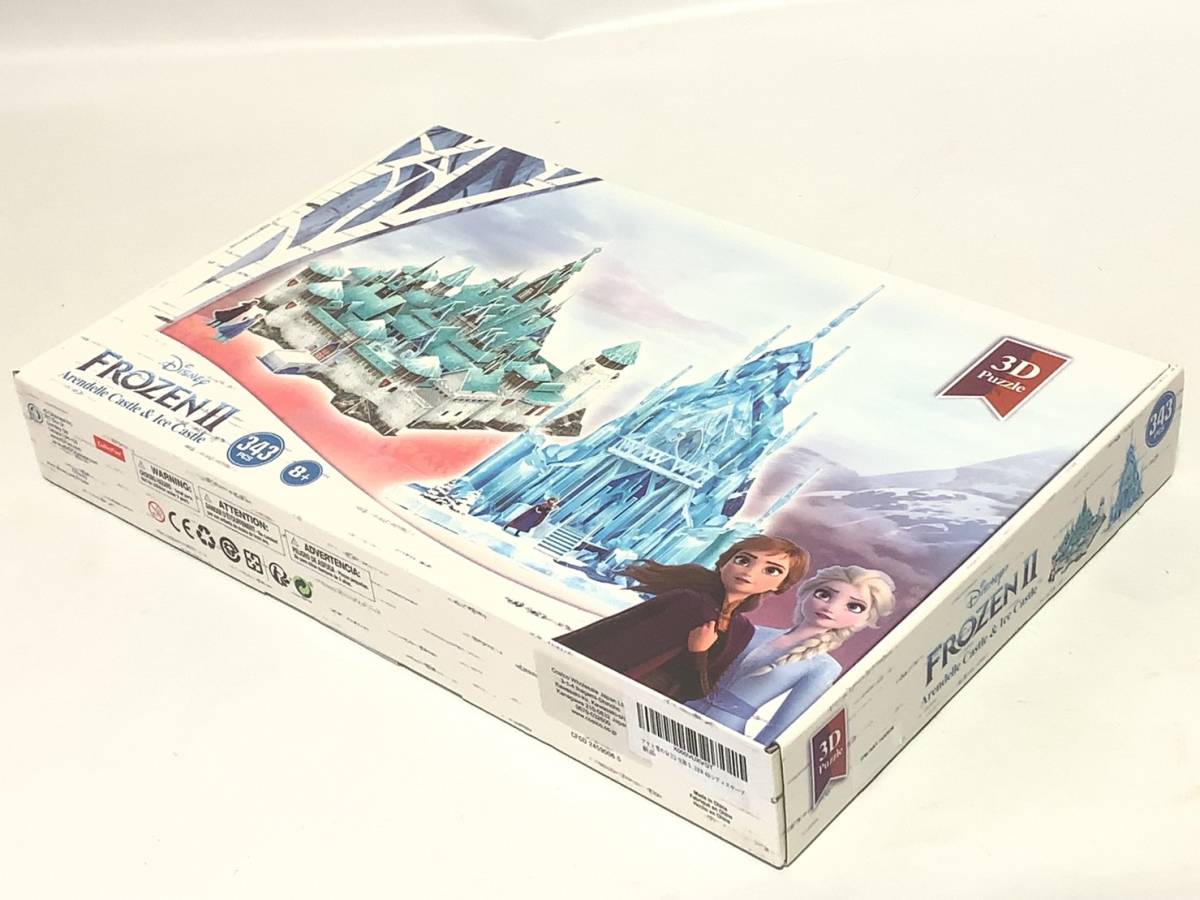 新品 未開封 アナと雪の女王 2 立体 3D パズル 343 ピース アレンデル城 氷の城 FROZEN エルサ アナ Disney Puzle 女の子 プレゼント_画像2