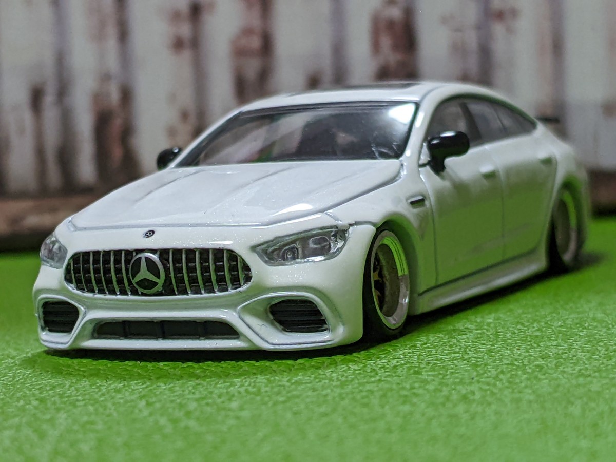 *1/64 Tomica size Mercedes * Benz AMG GT63 S modified deep rim, lowdown,* besides various exhibiting!