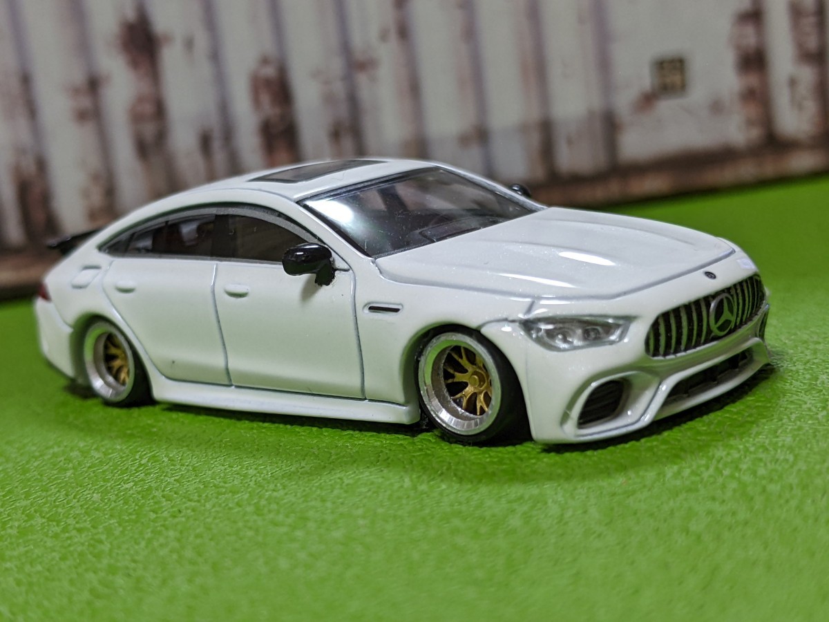 *1/64 Tomica size Mercedes * Benz AMG GT63 S modified deep rim, lowdown,* besides various exhibiting!