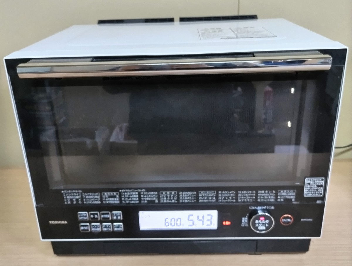 TOSHIBA ER-PD3000(W) 石窯ドーム オーブンレンジ - 電子レンジ